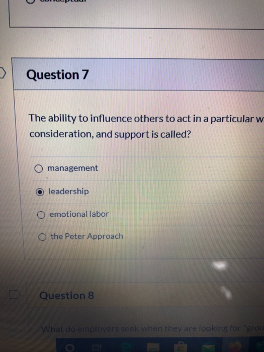 the ability to influence others to act in a