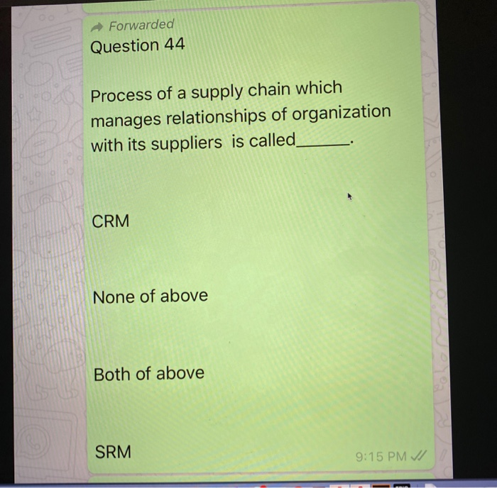 logistics princple and supply chain mangment