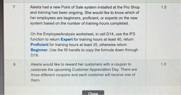 Aleeta had a new Point of Sale system installed