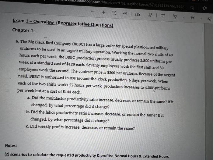 Chapter 1: 6. The Big Black Bird Company (BBBC)