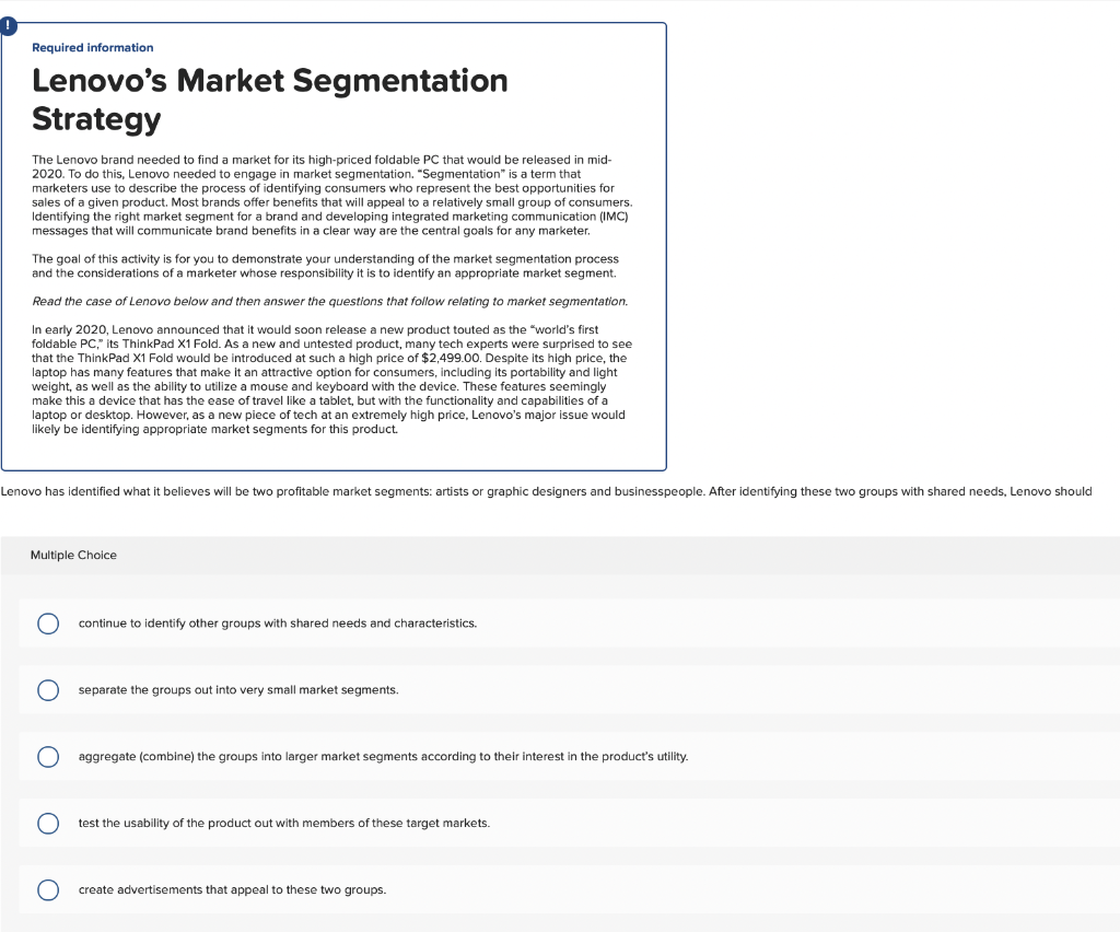 Lenovo's Market Segmentation Strategy The Lenovo