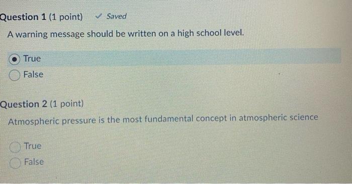 Emergency management Question 1 (1 point) Saved A