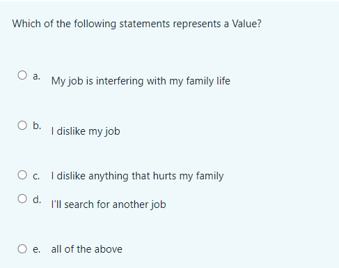 Which of the following statements represents a