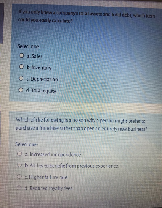 Which of the following is probably the most