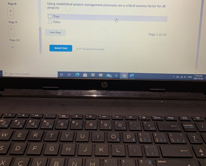 Page 8: Using established project management
