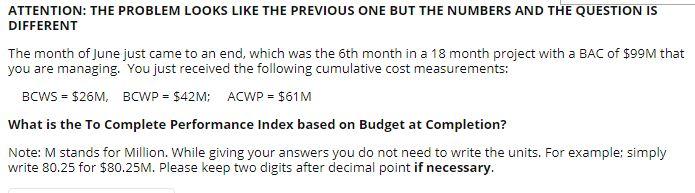 ATTENTION: THE PROBLEM LOOKS LIKE THE PREVIOUS