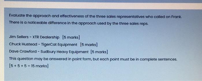 Evaluate the approach and effectiveness of the