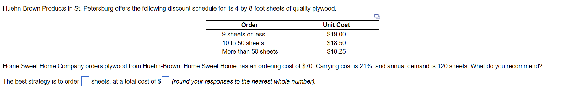 Huehn-Brown Products in St. Petersburg offers the