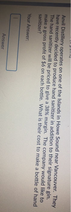 Anvil Distillery operates on one of the Islands