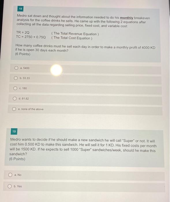 18 Medro sat down and thought about the