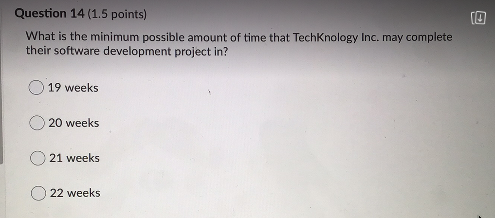 Question 11 (3.5 points) (1) (2) (3) (4) (5) (6)