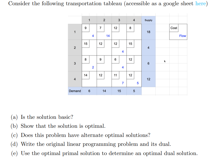 Only a, b, c please. Consider the following
