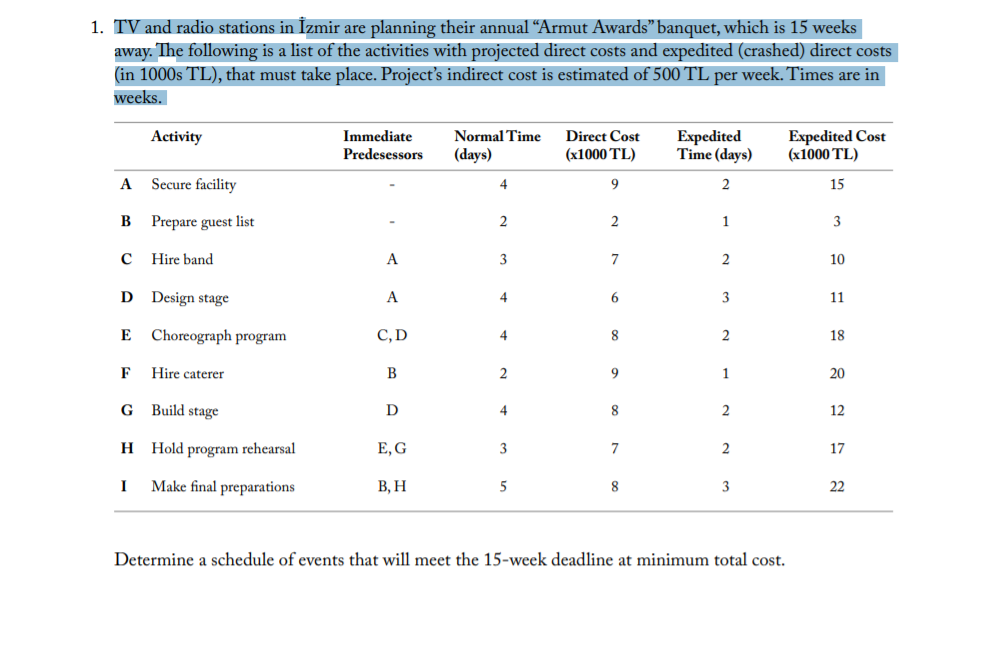 OPERATIONS RESEARCH 2 COURSE . IT CAN BE PREPARED
