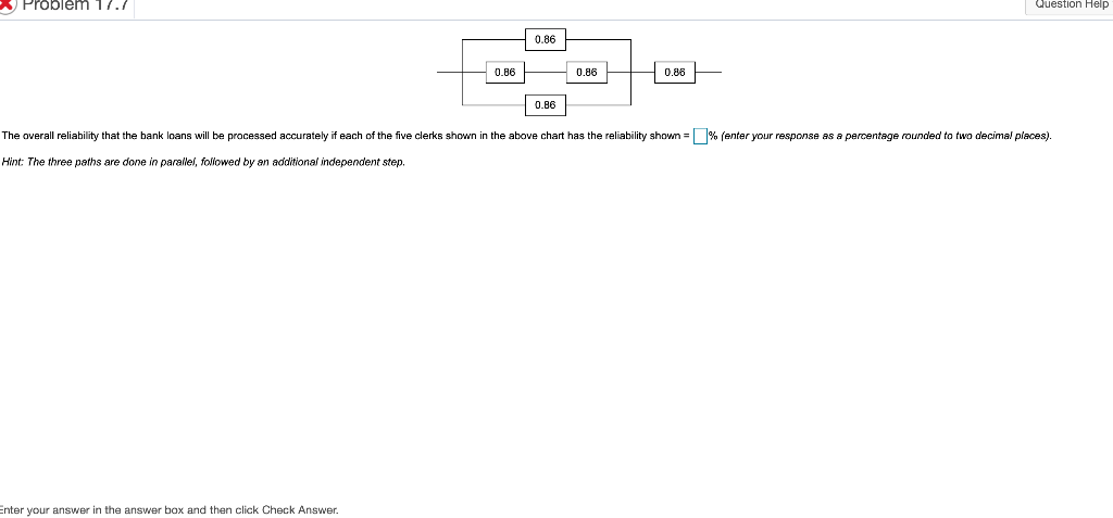 Problem 17./ Question Help 0.86 0.86 0.86 0.86