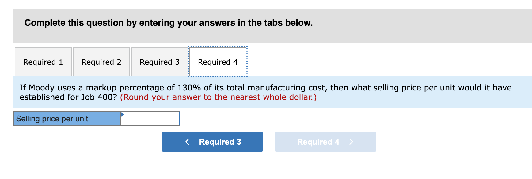 Exercise 2-3 Computing Total Job Costs and Unit