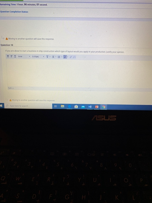 Remaining Time: 1 hour,06 minutes, 01 second.