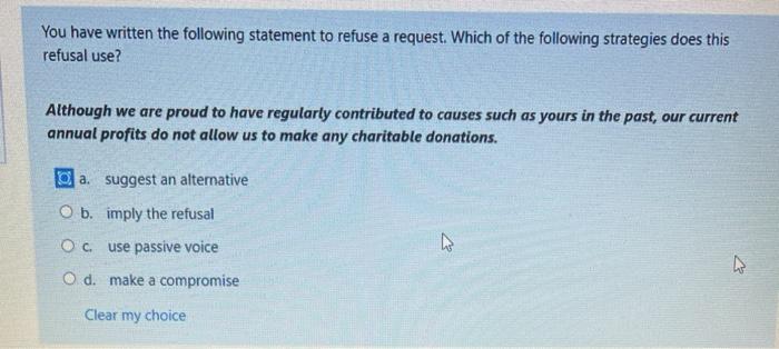 You have written the following statement to