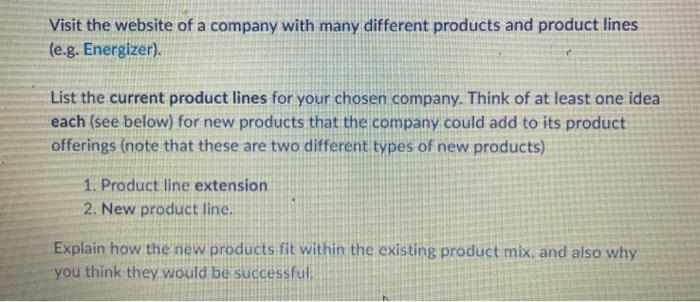 Visit the website of a company with many