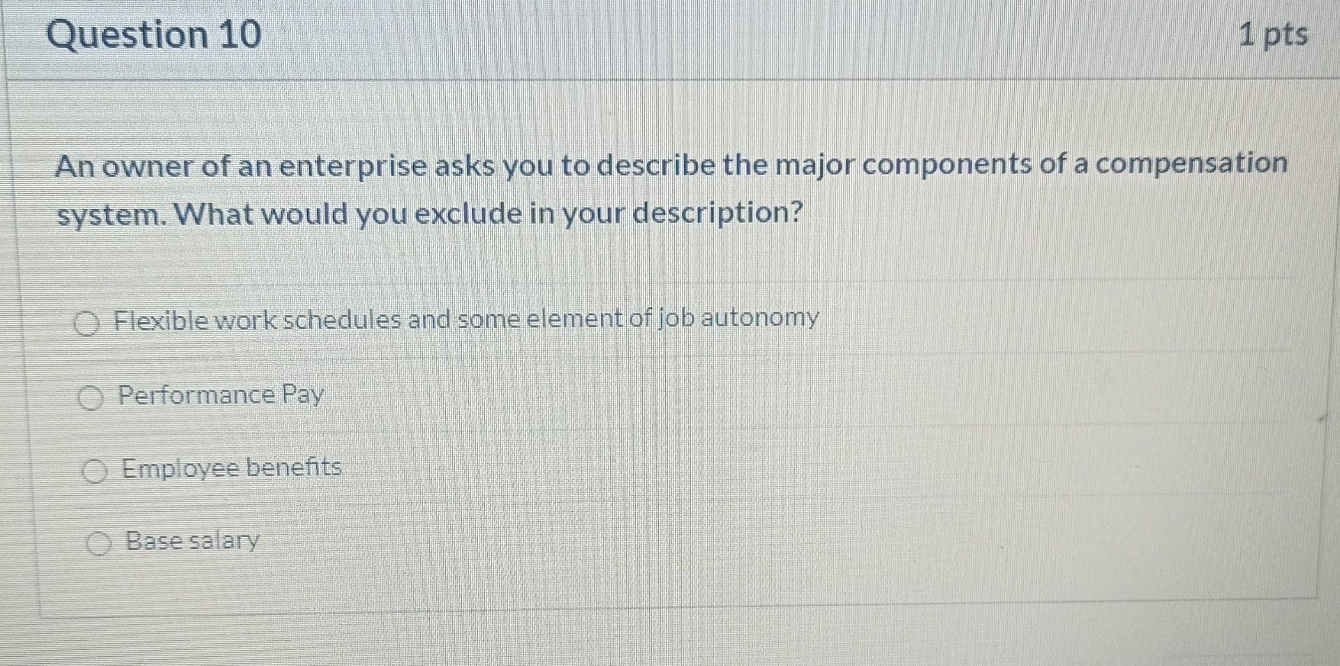 An owner of an enterprise asks you to describe