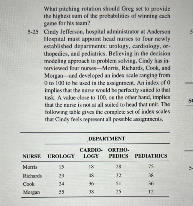 please include the linear problem model! 5 What