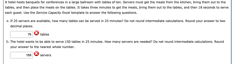 A hotel hosts banquets for conferences in a large
