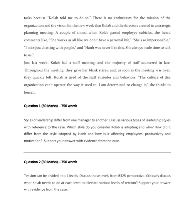 A New Leadership Culture It's been 6 months since