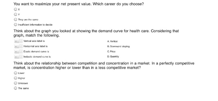You want to maximize your net present value.