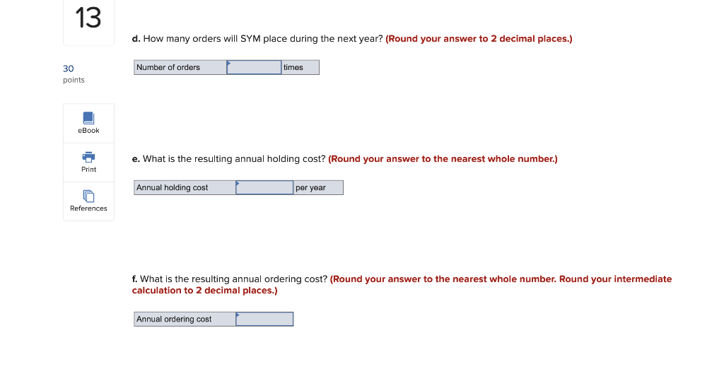 SY Manufacturers (SYM) is producing T-shirts in