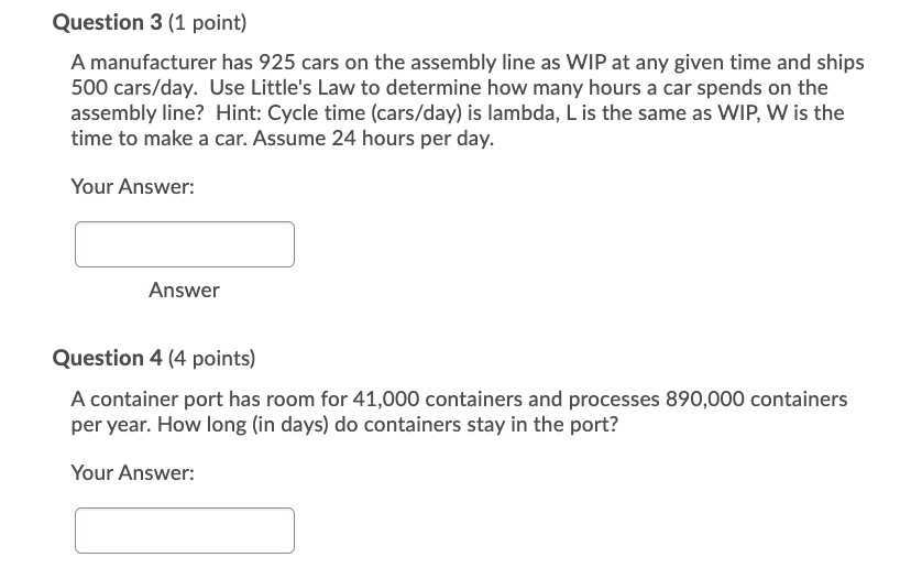 Question 1 (1 point) A manufacturer ships 1,025