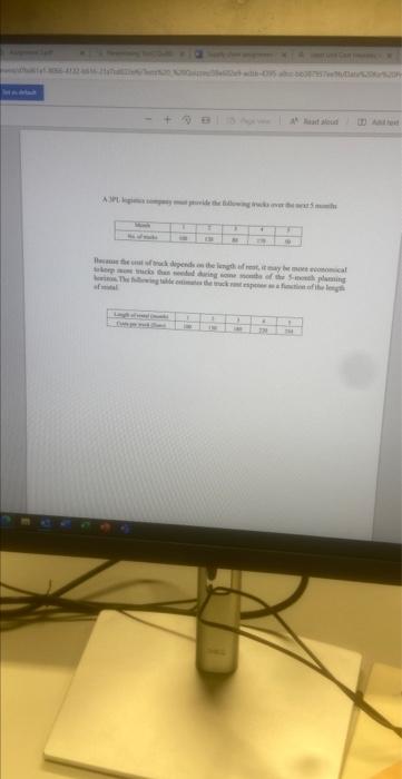 18. The noniter if truiss needed at monithe and