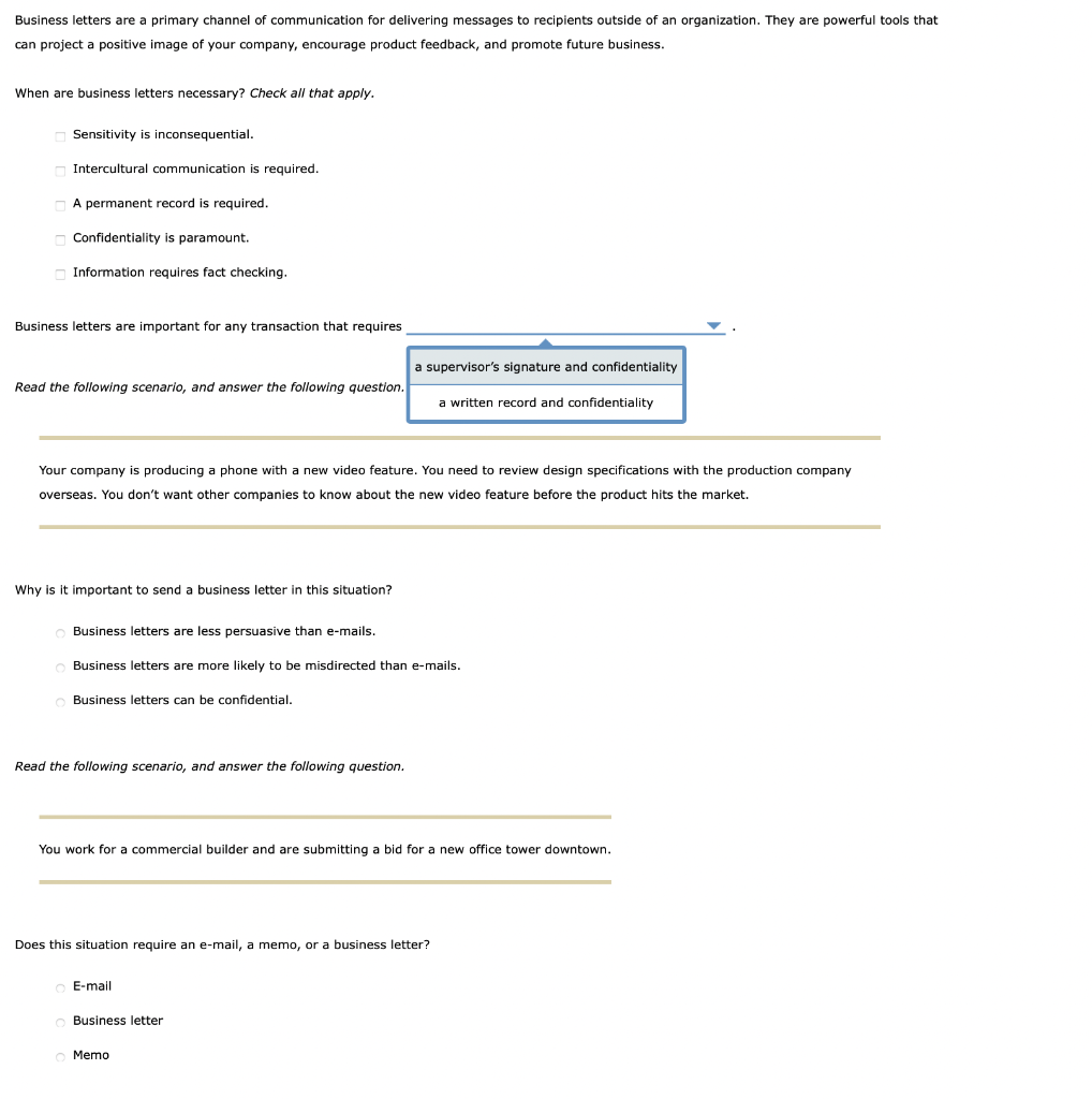 1. Routine Messages: E-mails, Memos, and Letters