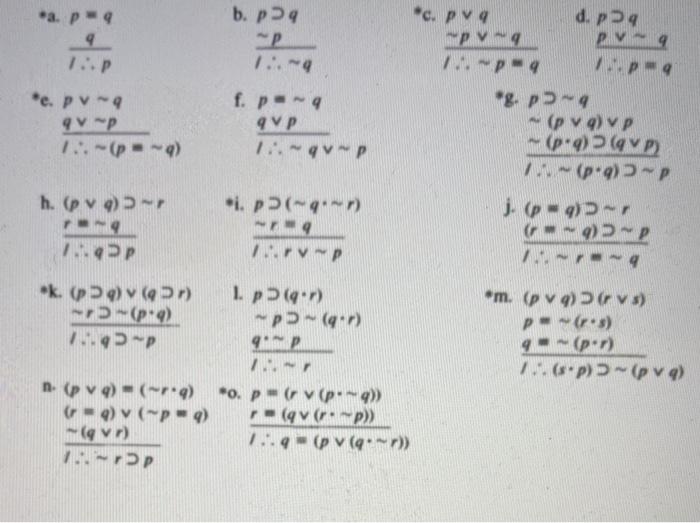 Use the Long Truth Table Method to determine