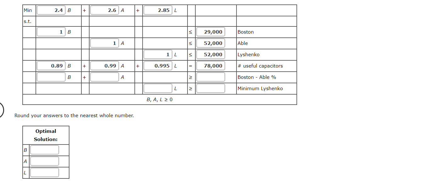 Problem 3-31 (Algorithmic) Gulf Coast Electronics