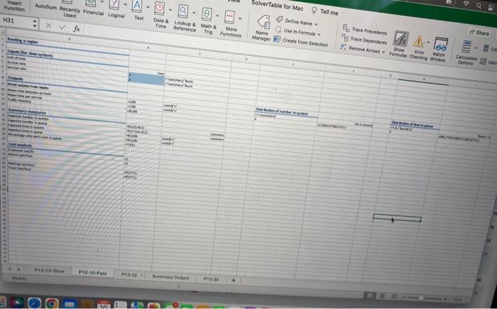 Solve the question below using the attached excel