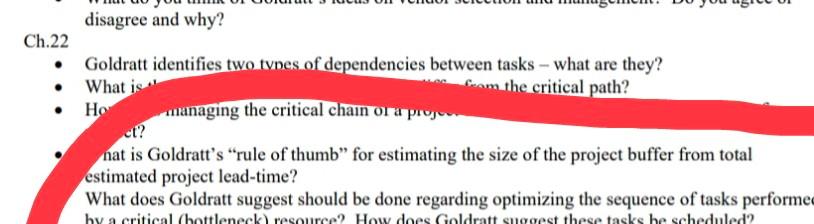 What does Goldratt suggest should be done