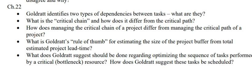 What does Goldratt suggest should be done