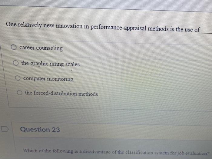 One relatively new innovation in