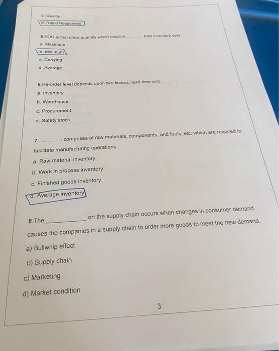 Supply Chain System Modeling 1. Includes design