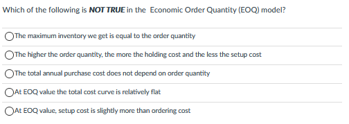 Which of the following is NOT TRUE in the