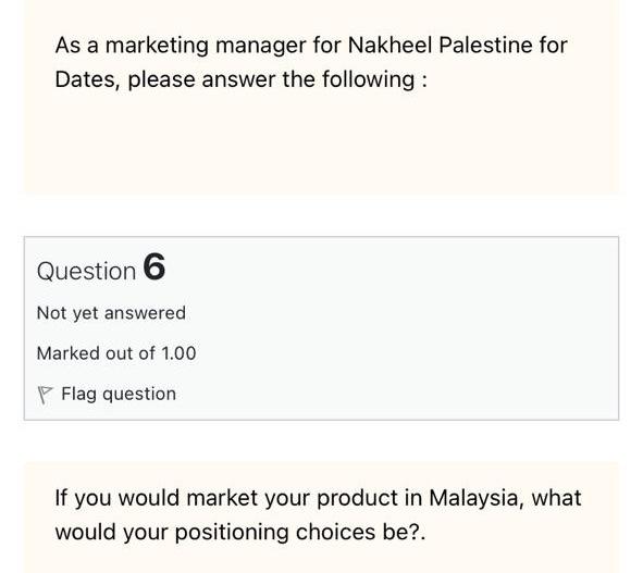 As a marketing manager for Nakheel Palestine for
