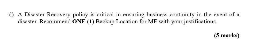Answer ALL questions based on the following Case