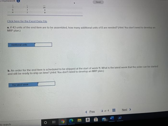 Homework Saved H Problem 13-3 (Algo) The