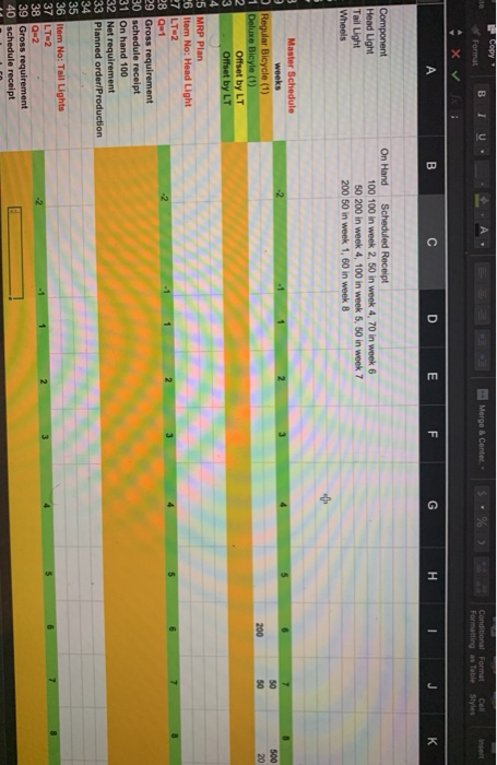 Copy B Merge & Center Format Conditional Format