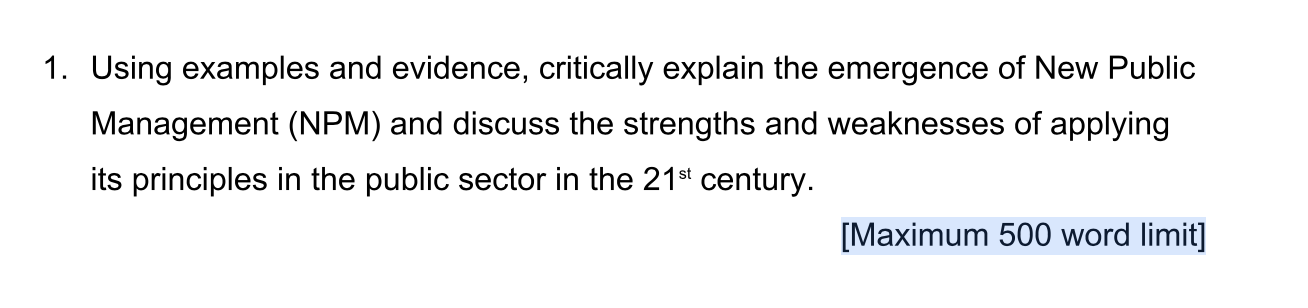 Question: Using examples and evidence, critically