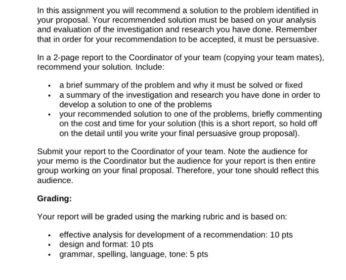 write a problem solving report on Intellectual