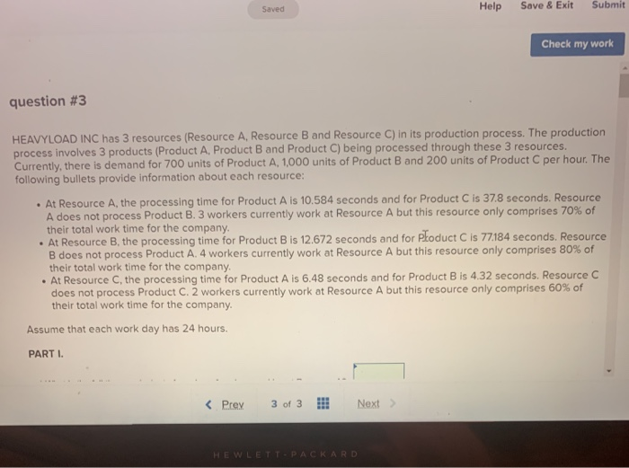 Saved Help Save & Exit Submit Check my work