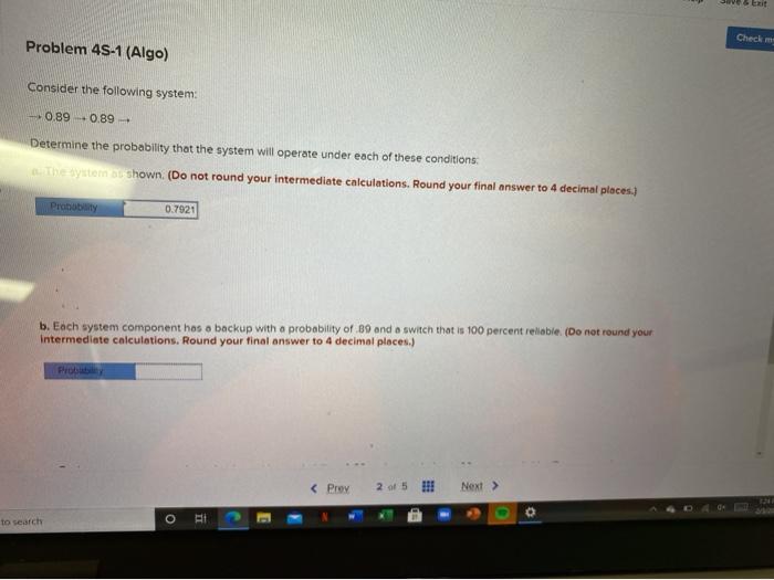 I need help with part b. Ett Check Problem 4S-1