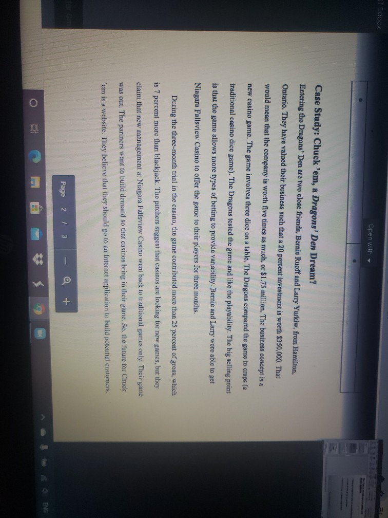 Taocx Open with - Case Study: Chuck 'em, a