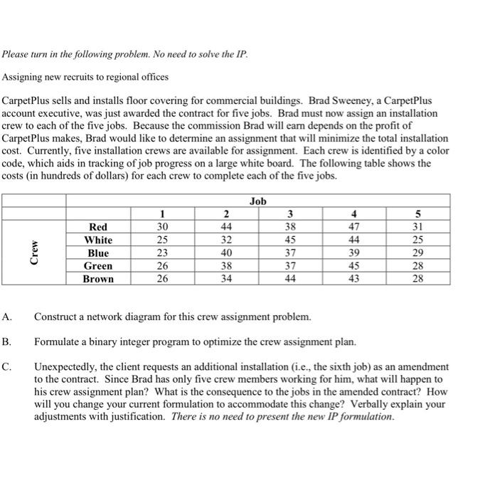 **PLEASE HELP ME!!** Assigning new recruits to