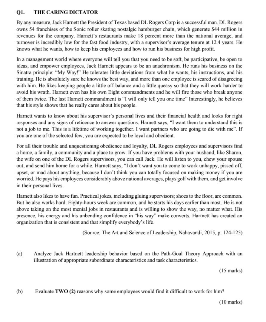 Q3 LEADERSHIP CHALLENGE: MOVING TO LEADERSHIP You